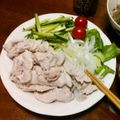 夕綺owo♪'s cooksnap of when they made 豚肉ときゅうりの冷しゃぶサラダ.