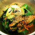 ピンキーsaya's cooksnap of when they made キムチきゅうり海苔大葉のシンプル和え.