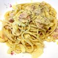 とかげ店長's cooksnap of when they made 牛乳でもしっかり濃厚！簡単カルボナーラ.
