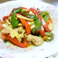 卯月のうさぎ２０１４'s cooksnap of when they made ❁鶏と新生姜のオリエンタル風青椒肉絲❁.