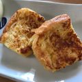 Nyaooomi's cooksnap of when they made ☆簡単ふわとろメープルフレンチトースト☆.
