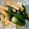 よっちゃんもち★'s cooksnap of when they made 簡単！おくらと山芋のシンプル醤油炒め.