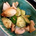 みりな's cooksnap of when they made きゅうり＆ちくわ　切ってかけるだけ～！.