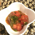 ねねパンチ's cooksnap of when they made めかぶとトマトの梅和え.