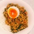 あーシャン's cooksnap of when they made 鶏挽き肉とほうれん草のドライカレー.