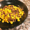 匿名ニャンキャット's cooksnap of when they made 簡単！めちゃうま！挽肉とコーン炒め♡.