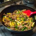 健康的なパパ's cooksnap of when they made いもいも青椒肉絲.