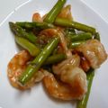 natico's cooksnap of when they made えびとアスパラのチリソース風.