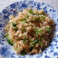 natico's cooksnap of when they made 鮭フレークとレタスの♪あっさり炒飯.