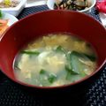 4double5's cooksnap of when they made にらと卵の御味噌汁.