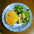 みみりん♪♪'s cooksnap of when they made 大根ステーキ、豚肉と豆苗のソース.