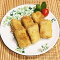 なつき☆ミ's cooksnap of when they made はんぺんフライ☆カレーチーズ味.