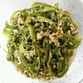 名月。's cooksnap of when they made 電子レンジで簡単☆話題の無限ピーマン.