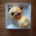 みるく茶's cooksnap of when they made アーモンドチョコパンダ パン.