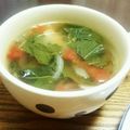 クック72☆'s cooksnap of when they made モロヘイヤとトマトのスープ☆産後.