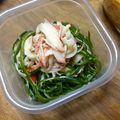 Morinoaya's cooksnap of when they made 調味料2つ！細切り昆布のカニカマサラダ.