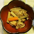 mycooknote's cooksnap of when they made 鶏もも肉とごぼう・人参・干し椎茸の煮物.