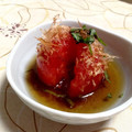 エルルン's cooksnap of when they made 簡単 めんつゆで丸ごとトマトおひたし.