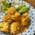 ふ～こ♪'s cooksnap of when they made 揚げない肉団子.
