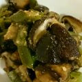 ももpppp's cooksnap of when they made シイタケ・おくらのバター・オリーブ油炒め.