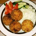 びっちぇ's cooksnap of when they made 『ごちそうさん』風ウズラ卵スコッチエッグ.