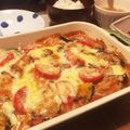 yuk_minmi's cooksnap of when they made たっぷり夏野菜のトマトクリームグラタン.