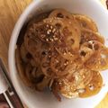 coinrocker's cooksnap of when they made ユキちゃんの味:レンコン甘辛炒め.