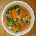 まきぼう９９'s cooksnap of when they made 簡単！レタスと人参 ツナの和風スープ♪.