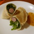 popopon399's cooksnap of when they made じゃがいもクレープのラップサンド.