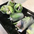 あけちゃんち。's cooksnap of when they made アボカドとしめ鯖の生春巻き.