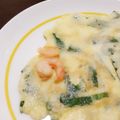 みさき0423's cooksnap of when they made 簡単　海老ニラもっちもちチヂミ♡.