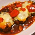 ♥さと♥'s cooksnap of when they made 簡単♫煮込みハンバーグonチーズ♡.