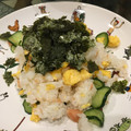 U5ban's cooksnap of when they made 鮭ときゅうりと卵のまぜご飯.