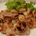 ♪ごんた's cooksnap of when they made 塩麹で柔らか～❤️鶏胸肉のガリバタチキン.