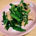 ゆいったろ's cooksnap of when they made ニラのベーコン卵炒め.