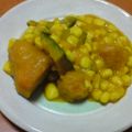 なだ。's cooksnap of when they made かぼちゃのバターコーン煮♪.