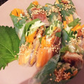 tomoka_p's cooksnap of when they made ☼少しの鰻で大満足♪鰻の蒲焼の生春巻き.