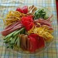 ラリー＆サラ's cooksnap of when they made 暑い日に簡単冷やし中華.