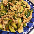 jinchoge's cooksnap of when they made 焼肉のたれで簡単！豚肉ときゅうりの炒め物.