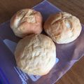 チョコアイス♪'s cooksnap of when they made 2時間前に準備：手捏ね超簡単！全粒粉パン.
