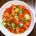 クックS85M5R☆'s cooksnap of when they made めかぶとトマトの梅和え.