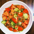 クックS85M5R☆'s cooksnap of when they made めかぶとトマトの梅和え.