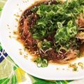 ハルハル48's cooksnap of when they made 持続効果♪2回戦ok♪クジラお刺身ユッケ.