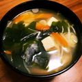 モケ缶's cooksnap of when they made ぐーたら娘の味噌汁＊豆腐とワカメの味噌汁.