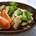 runa10's cooksnap of when they made ご飯がｽｽﾑ♪豚とｷﾉｺの味噌炒め♪.