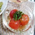 ＴＯＭＯＷＡＴ's cooksnap of when they made プチトマトのお浸し.