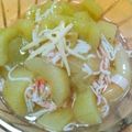 ☆とん吉☆'s cooksnap of when they made お化けキュウリの冬瓜風煮物♫.