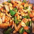 ayakamama✩'s cooksnap of when they made 鶏と野菜のチリソース炒め♪.