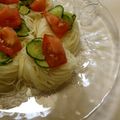azbjbn's cooksnap of when they made 胡麻油が隠し味。ひと口そうめん。.