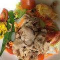 うさこママ★'s cooksnap of when they made サッパリ☆豚肉・トマト・オクラ炒め.
